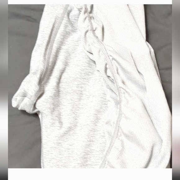 High-Waist Goddess Legging in velvety, plush Alosoft size small grey/zinc - Picture 11 of 12